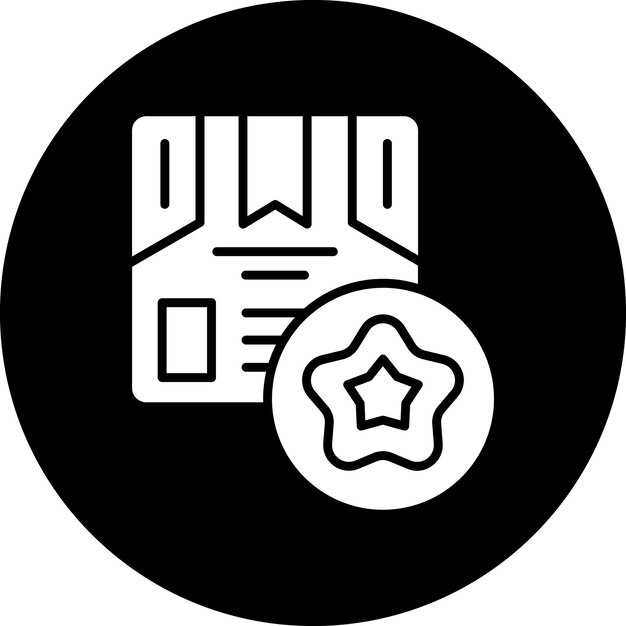 Estilo del icono de calificación del diseño vectorial