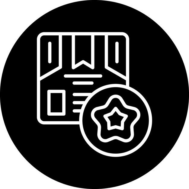 Estilo del icono de calificación del diseño vectorial