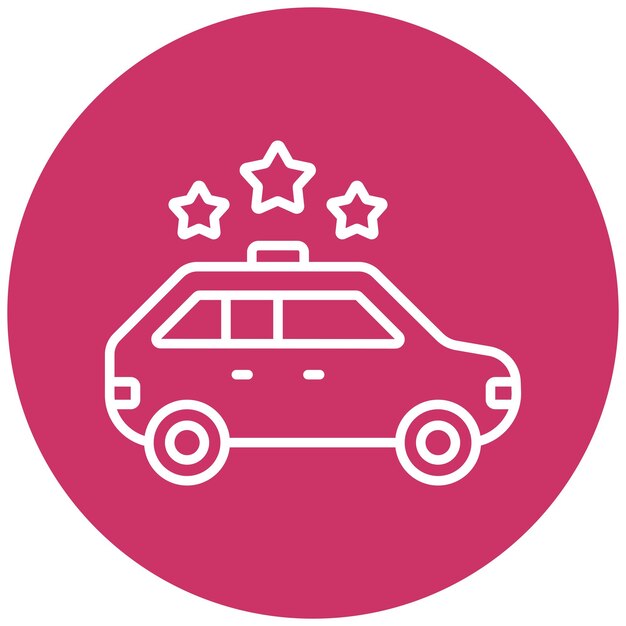 Estilo del icono de calificación del diseño vectorial