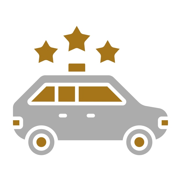 Estilo del icono de calificación del diseño vectorial