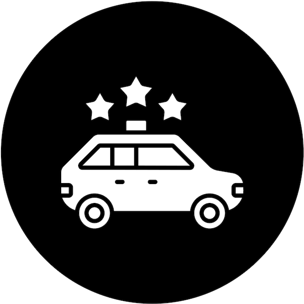 Estilo del icono de calificación del diseño vectorial