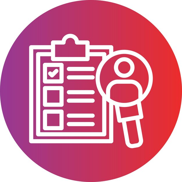 Estilo del icono de calificación de plomo de diseño vectorial