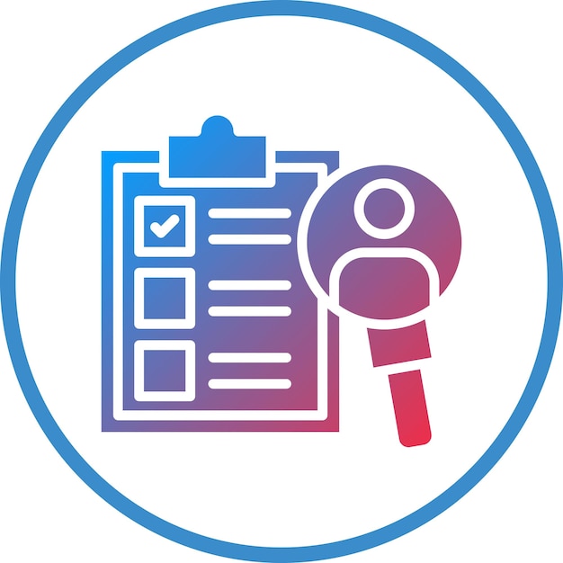 Estilo del icono de calificación de plomo de diseño vectorial