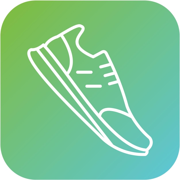 Estilo de icono de calzado de diseño vectorial