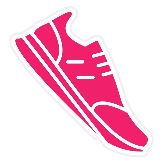 Estilo de icono de calzado de diseño vectorial