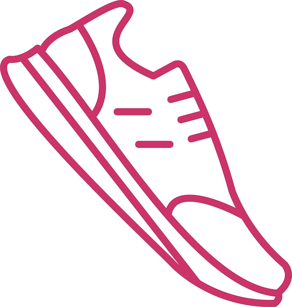 Estilo de icono de calzado de diseño vectorial