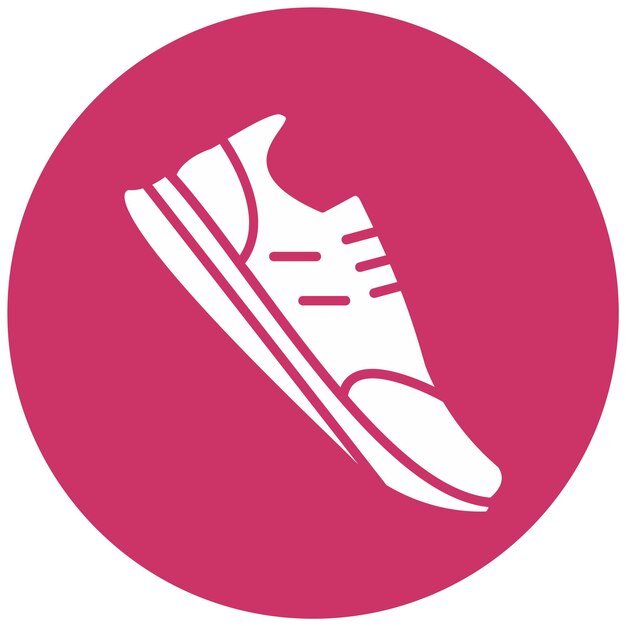 Estilo de icono de calzado de diseño vectorial