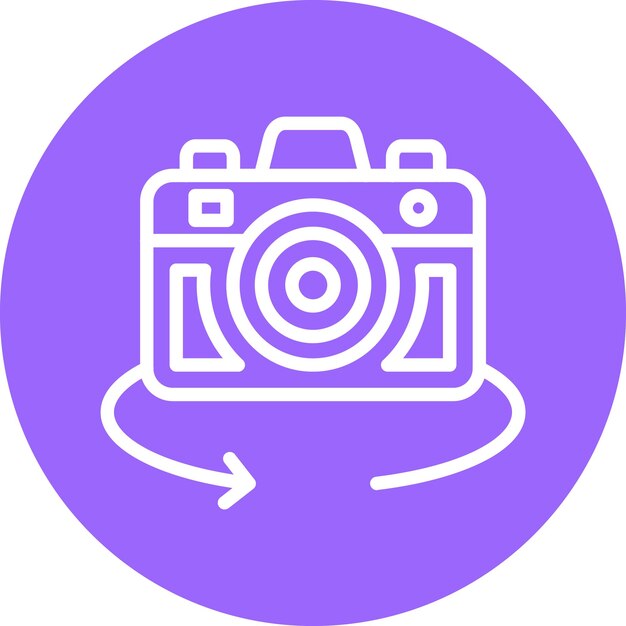 Estilo del icono de la cámara 360