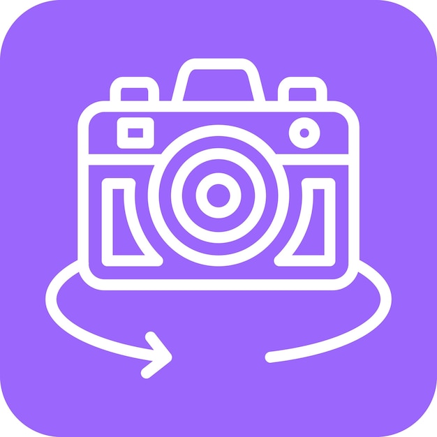 Estilo del icono de la cámara 360