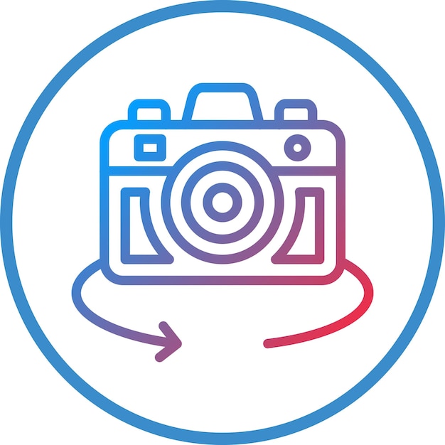 Estilo del icono de la cámara 360