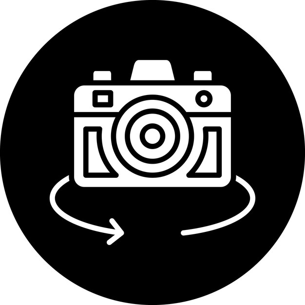 Estilo del icono de la cámara 360
