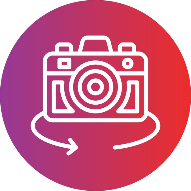 Estilo del icono de la cámara 360