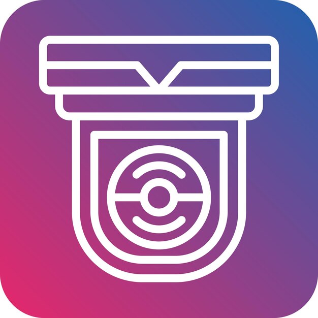 Estilo del icono de la cámara de seguridad