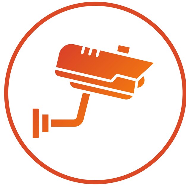Estilo del icono de la cámara de seguridad