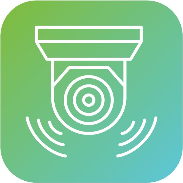 Estilo del icono de la cámara de vigilancia