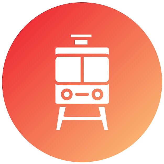 Estilo del icono del camino de diseño vectorial