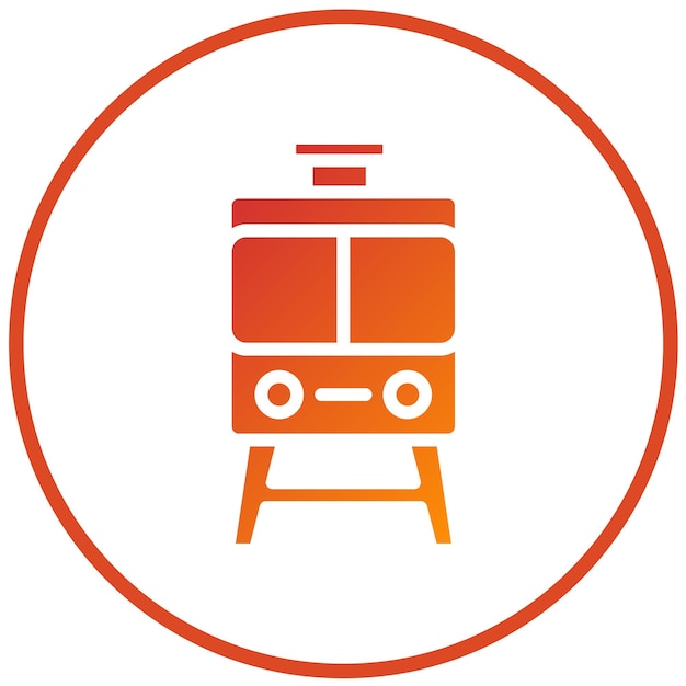 Estilo del icono del camino de diseño vectorial