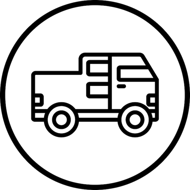 Estilo del icono de la camioneta