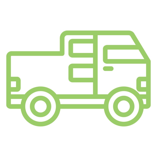 Estilo del icono de la camioneta