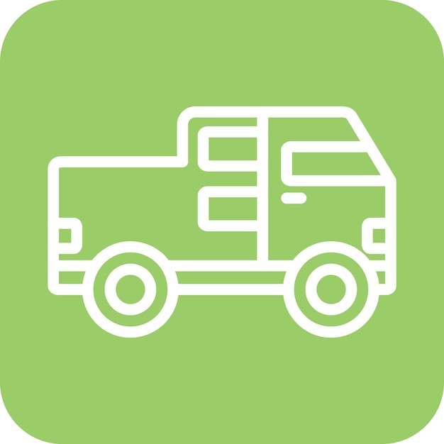 Estilo del icono de la camioneta