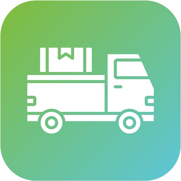 Estilo del icono de la camioneta