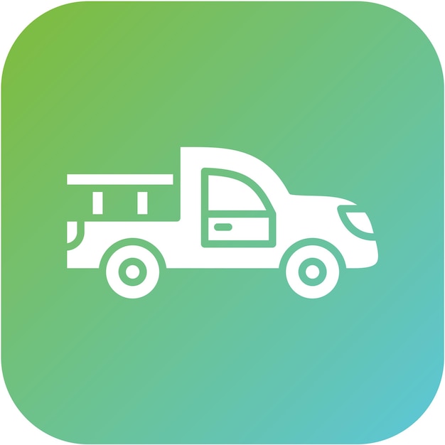 Estilo del icono de la camioneta