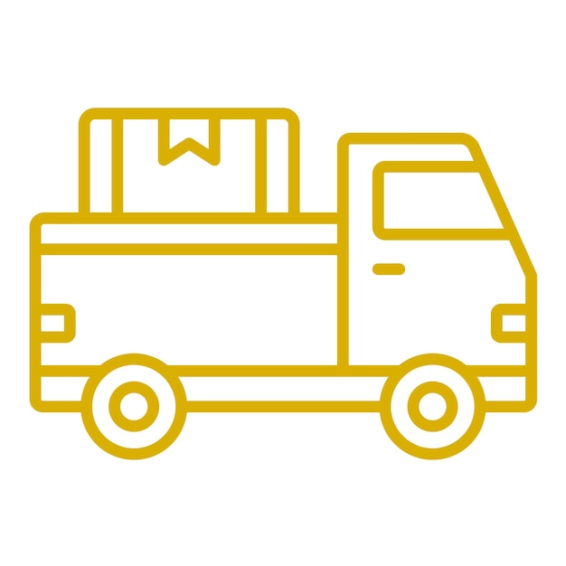 Estilo del icono de la camioneta