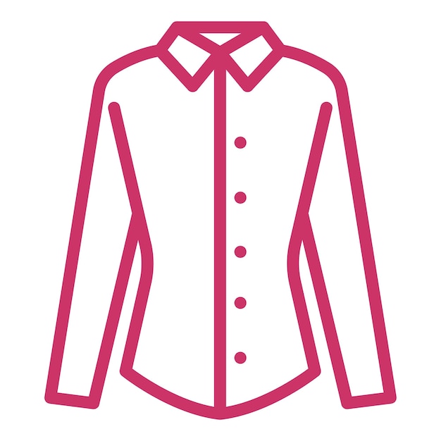 Estilo del icono de la camisa de diseño vectorial