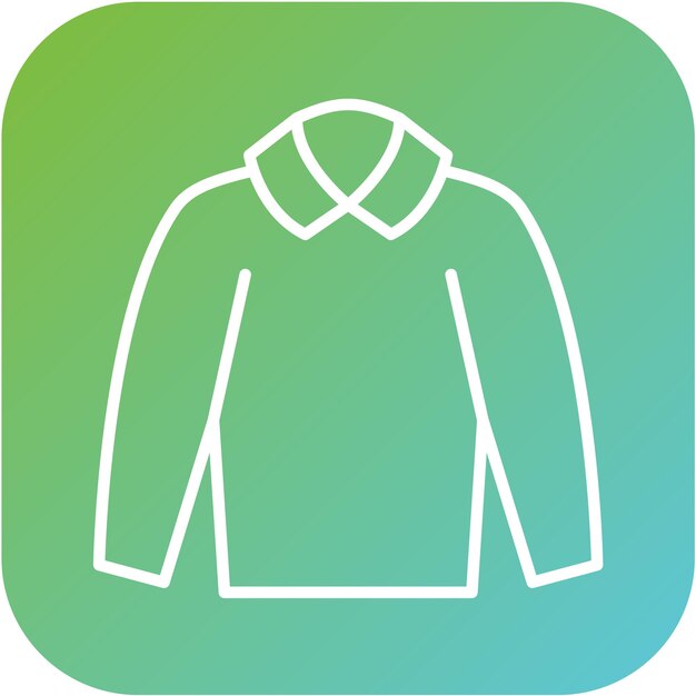 Estilo del icono de la camisa de diseño vectorial