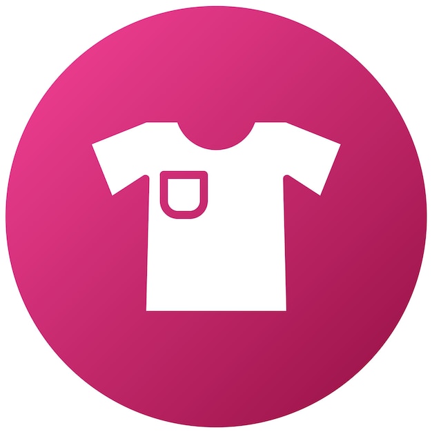 Estilo del icono de la camisa de diseño vectorial