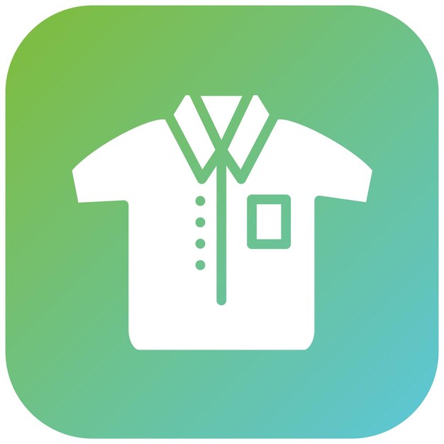Estilo del icono de la camisa de diseño vectorial