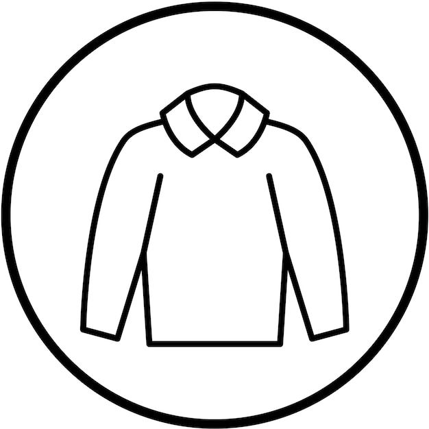 Estilo del icono de la camisa de diseño vectorial