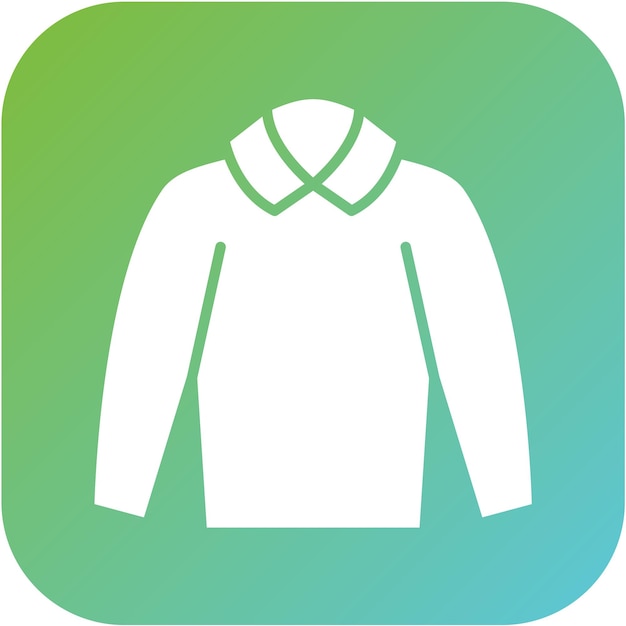 Estilo del icono de la camisa de diseño vectorial