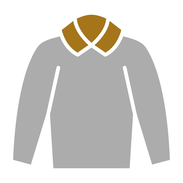 Estilo del icono de la camisa de diseño vectorial