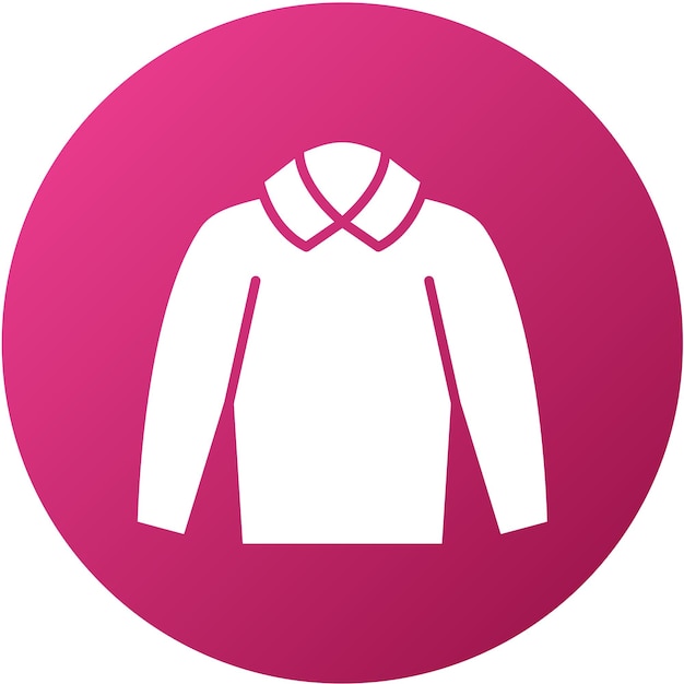 Estilo del icono de la camisa de diseño vectorial