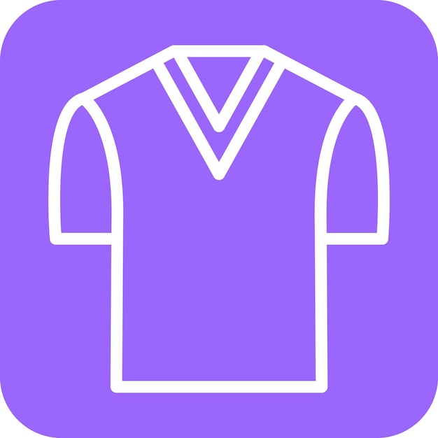 Estilo de icono de camiseta de diseño vectorial