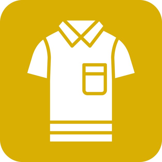 Estilo del icono de la camiseta de diseño vectorial