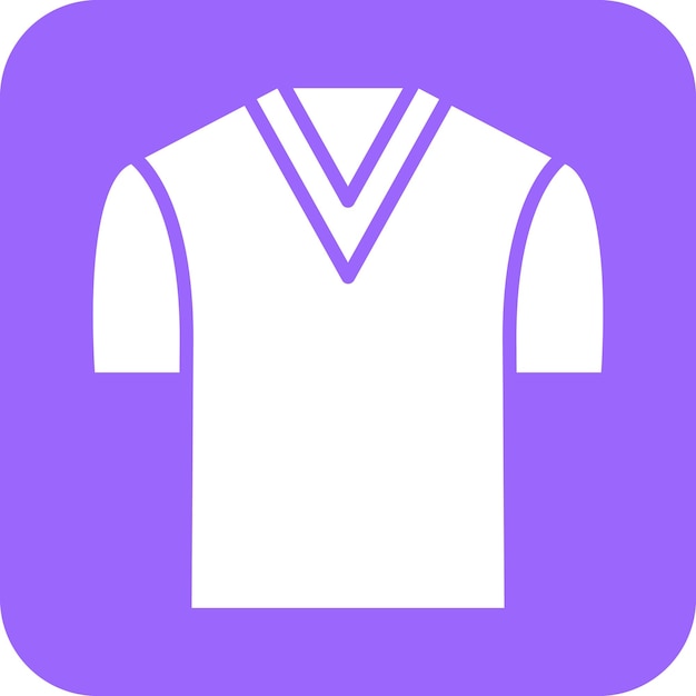 Estilo de icono de camiseta de diseño vectorial