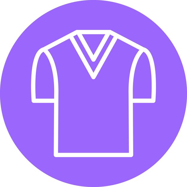 Estilo de icono de camiseta de diseño vectorial