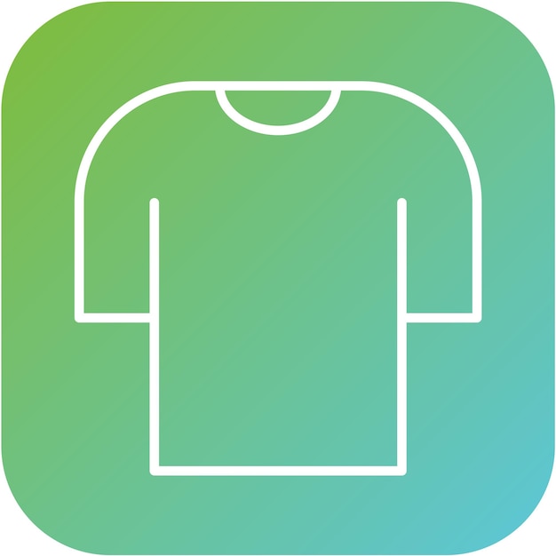 Estilo de icono de camiseta de diseño vectorial
