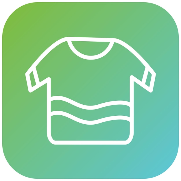 Estilo de icono de camiseta de diseño vectorial