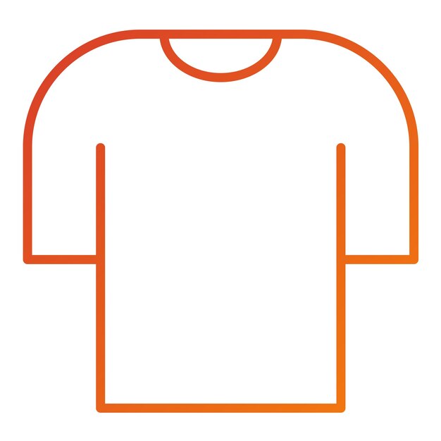 Estilo de icono de camiseta de diseño vectorial