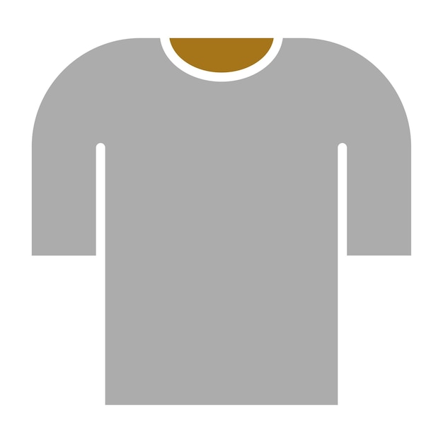 Estilo del icono de la camiseta de diseño vectorial