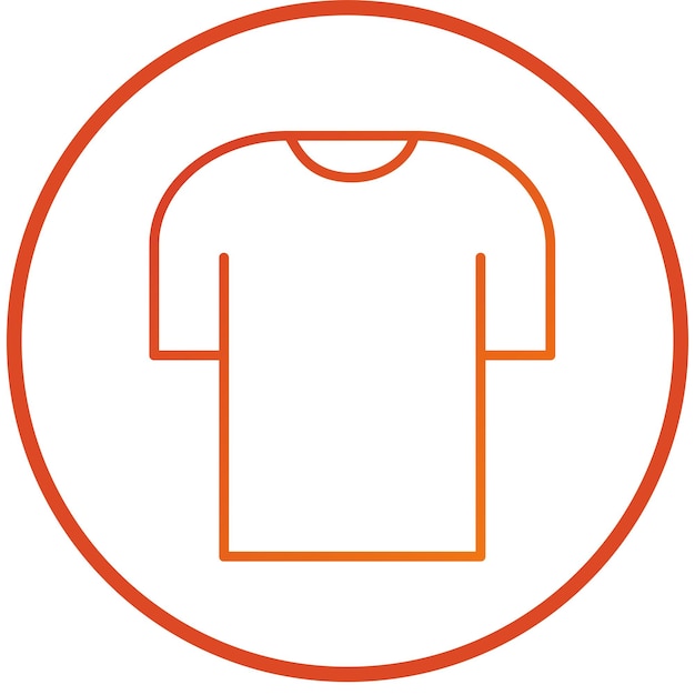 Estilo de icono de camiseta de diseño vectorial