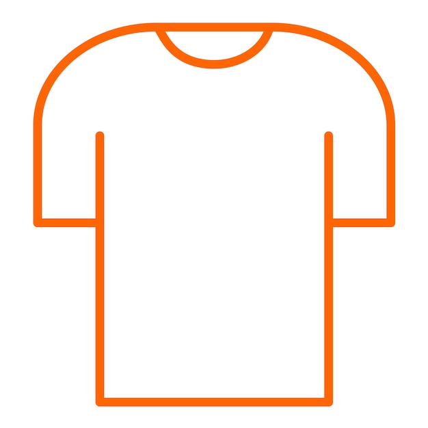Estilo de icono de camiseta de diseño vectorial