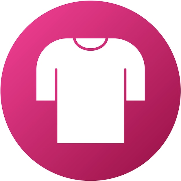 Estilo del icono de la camiseta de diseño vectorial