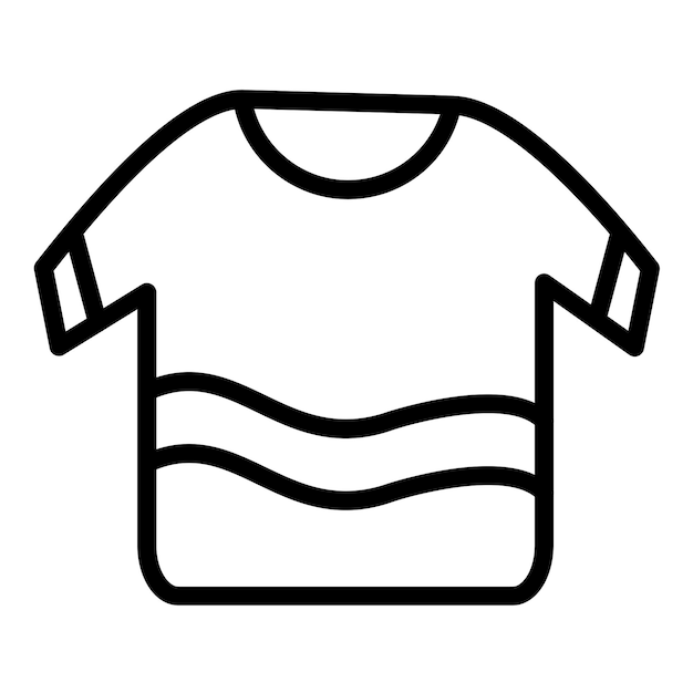 Estilo de icono de camiseta de diseño vectorial