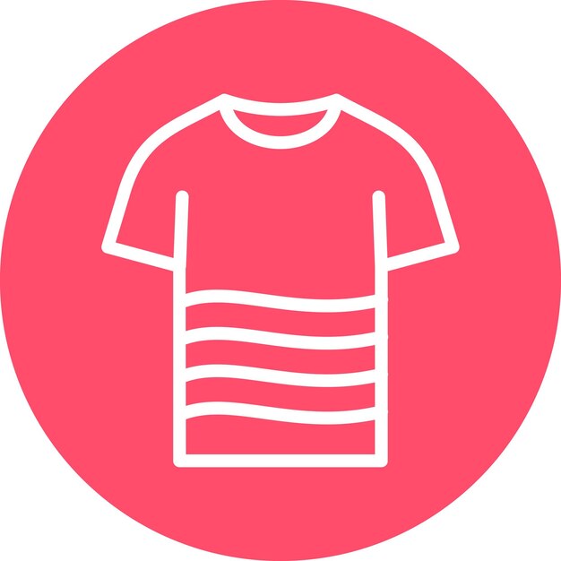 Estilo del icono de la camiseta
