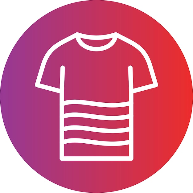 Estilo del icono de la camiseta