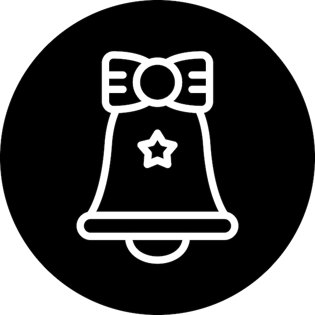 Estilo del icono de la campana de cumpleaños